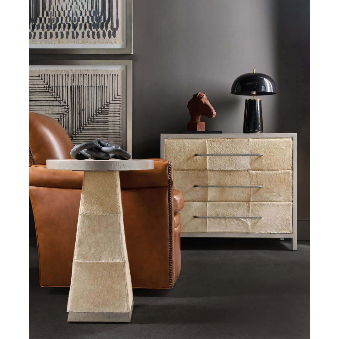 Melange 3 - Drawer Dresser, by Hooker Furniture, 38" width x 32.25" height x 18.25" depth View 5