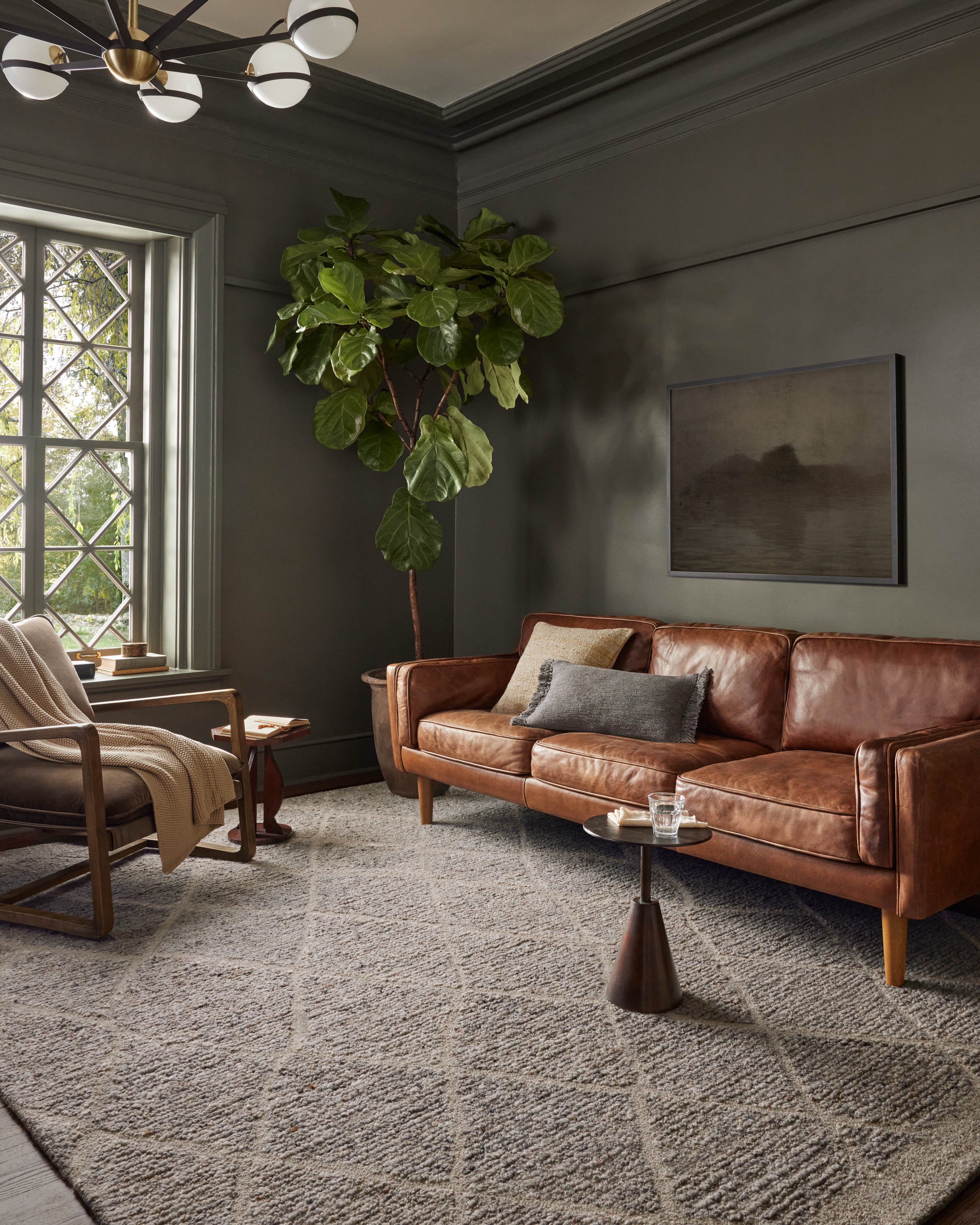 Magnolia Home by Joanna Gaines x Loloi Jones Rug, 1'6" length x 1'6" width View 2