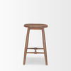 Ernest Medium Brown Wood Counter Stool thumbnail 2