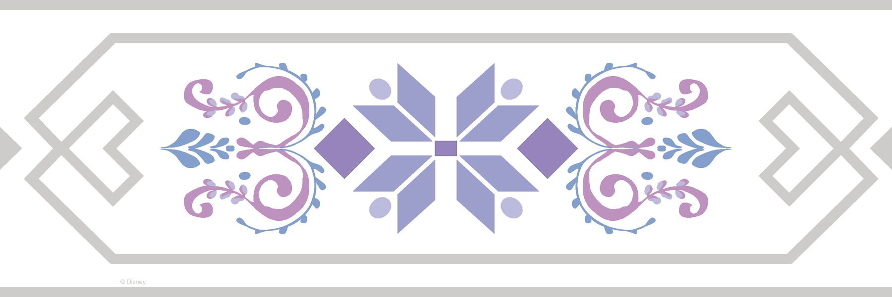 Disney Frozen 2 Elsa's Door Purple Border large image 