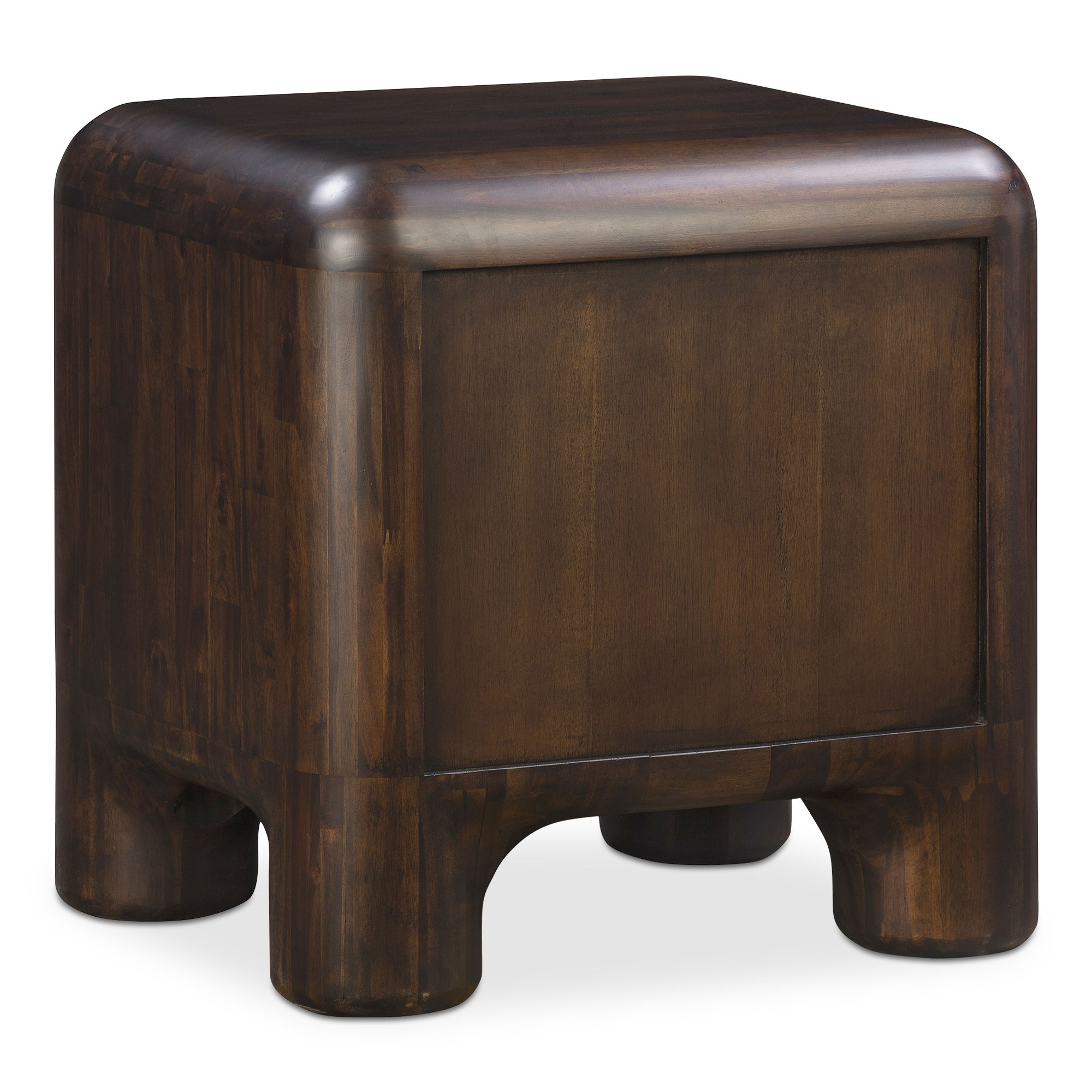 Rowan Nightstand Dark Brown, by Moe's Home, 24" width x 24" height x 20" depth View 6