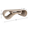 Montrose Rattan Coffee Table, by Uttermost, 58" width x 17.25" height x 22.5" depth thumbnail 3