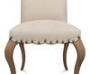 Thorne Side Chair, Beige, Dining Chair by Sarreid, 20" length x 22" width x 43" height thumbnail 3