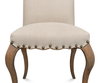 Thorne Side Chair  Beige, by Sarreid, 1'10" length x 1'8" width x 3'7" height thumbnail 3