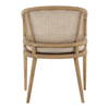 Camile Dining Chair Beige, by Dovetail, 22.5" width x 32" height x 23.25" depth thumbnail 4