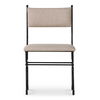 Posta Dining Chair Beige, by Moe's Home, 18.3" width x 33.75" height x 21.65" depth thumbnail 1