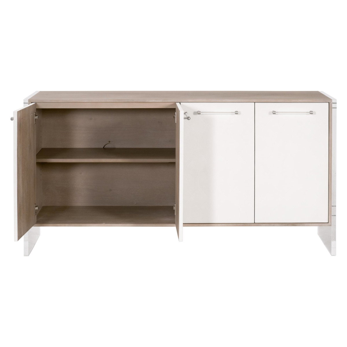 Lorin Shagreen Media Sideboard, Cabinets & Sideboard by Essentials for Living, 67" width x 34.5" height x 19" depth View 3