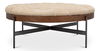 Corbet Cocktail Ottoman, Cappucino White, Coffee Table by Sarreid, 39" length x 39" width x 16" height thumbnail 21