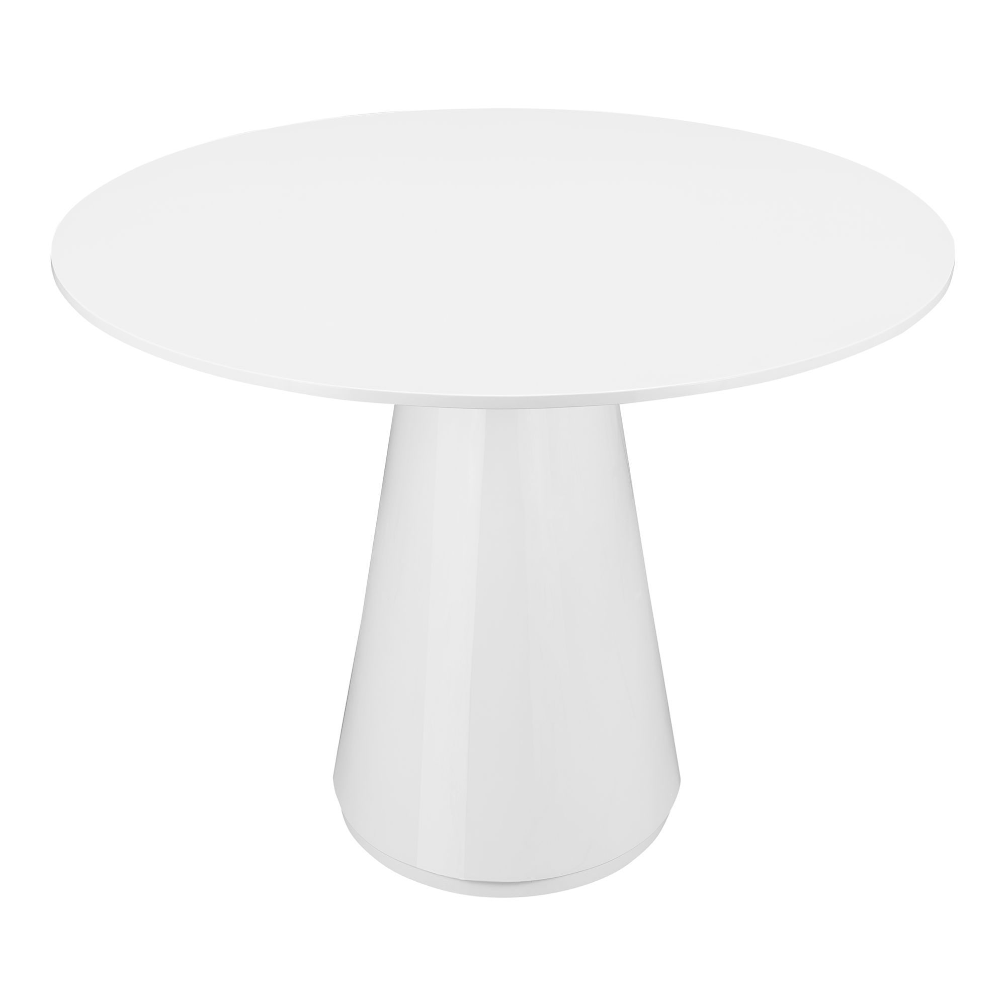 Otago Oval Dining Table White large image 