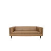 Woods Sofa Tan Leather, Sofas & Sectional by Moe's Home, 86" width x 29.9" height x 37" depth thumbnail 1