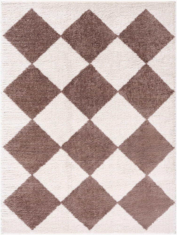 Fossay Shag Machine Woven Rug, by Surya, 10'0.08" length x 7'10.49" width