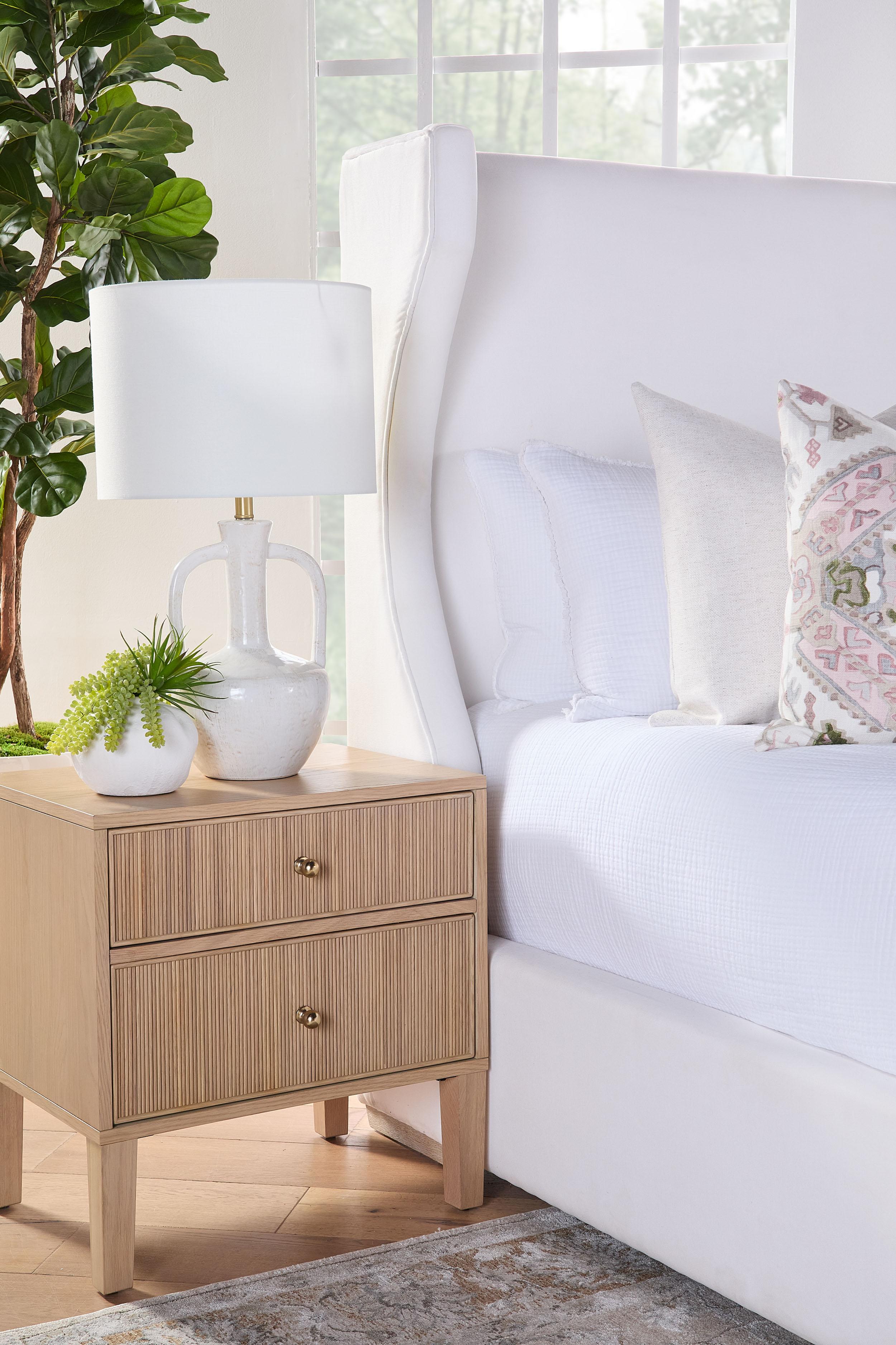 Highland 2-Drawer Nightstand, by Essentials for Living, 23" width x 24" height x 17" depth View 11