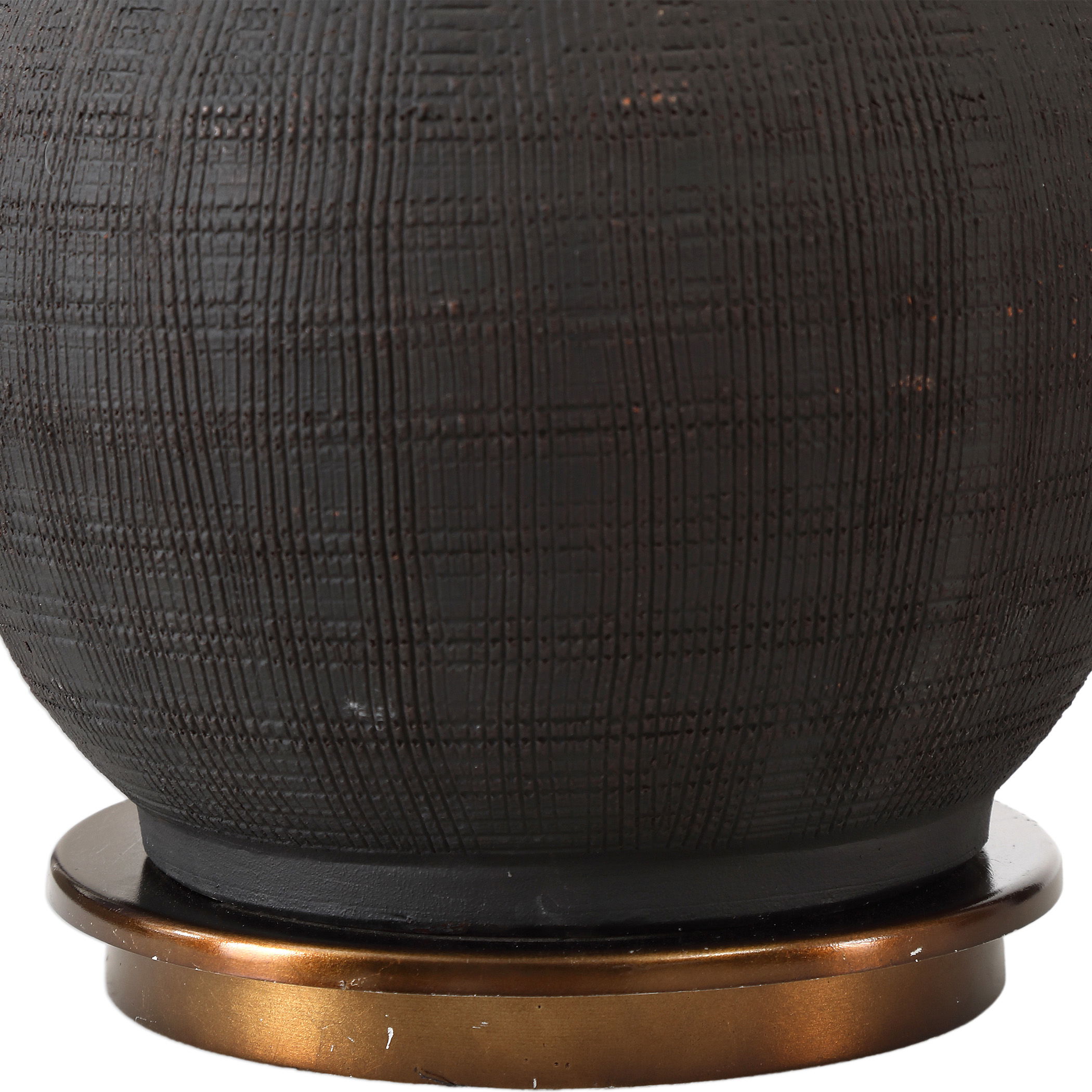 Arnav Textured Black Lamp large image 