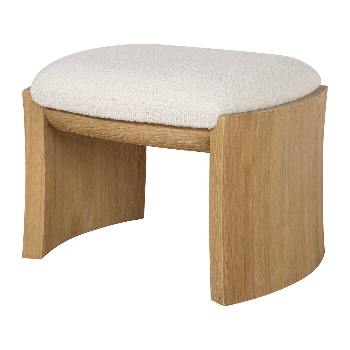 Port Natural Small Bench, Benche by Uttermost, 24" width x 18" height x 18" depth View 5