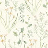 Alpine Botanical White Wallpaper, by York Wall, 33' length x 1'8.5" width x 0.02" depth thumbnail