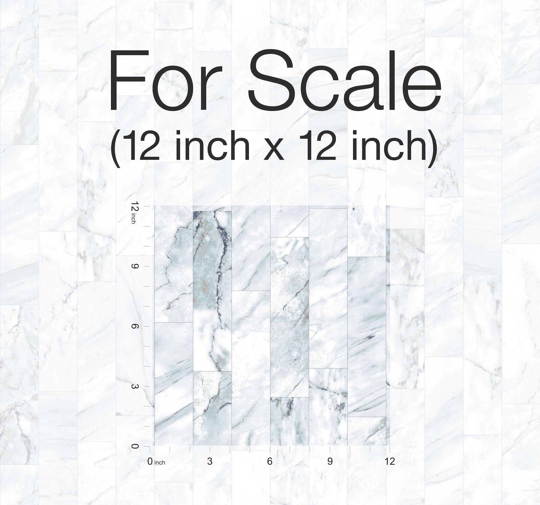 Marble Planks Light Blue Peel & Stick Wallpaper large image 