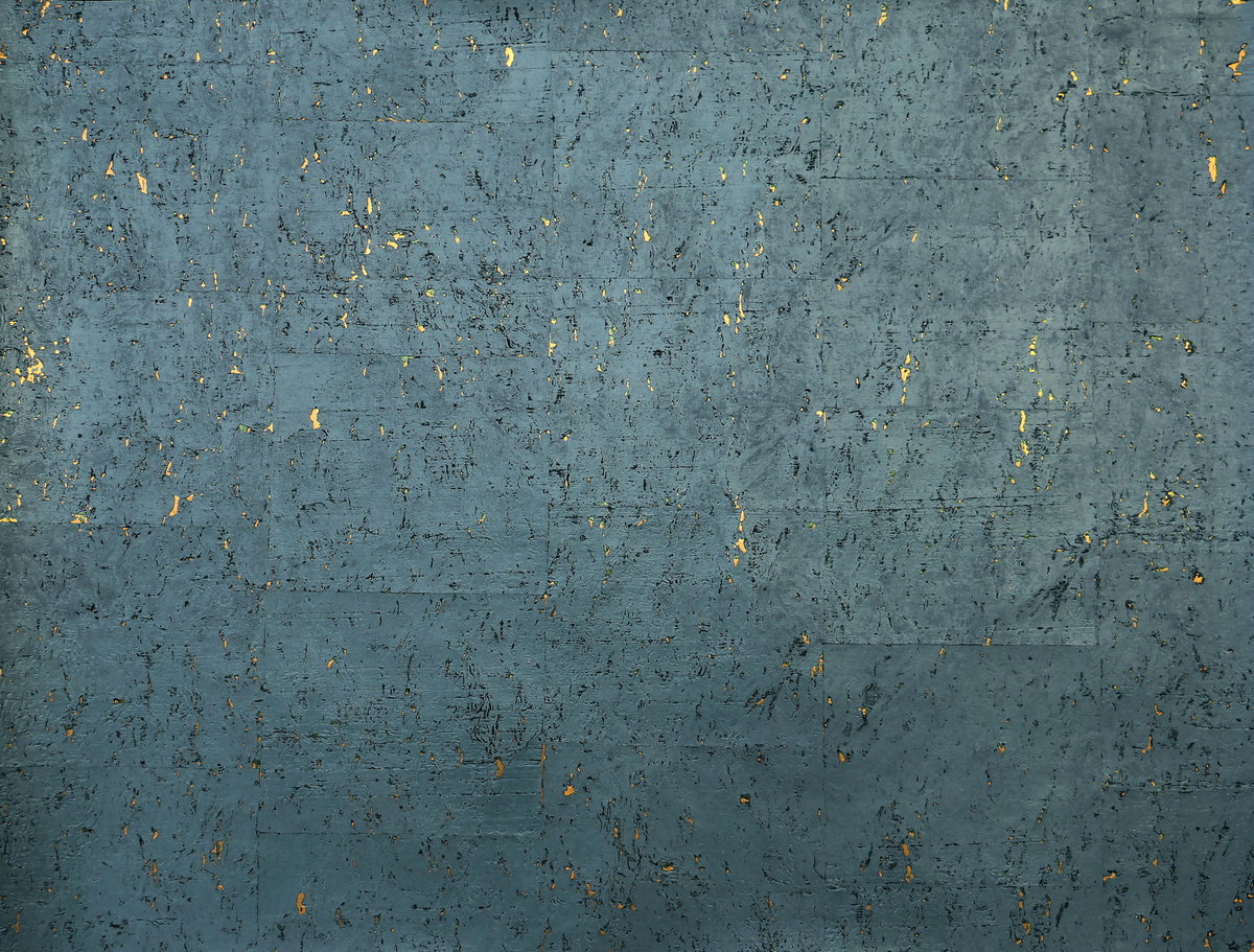 Cork Teal Wallpaper, by York Wall, 24' length x 3' width x 0.02" depth