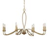 Corella 8 Light Chandelier, Ceiling Light by Uttermost, 23" height x 40" diameter thumbnail 1