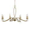 Corella 8 Light Chandelier, Pendant by Uttermost, 23" height x 40" diameter thumbnail 1