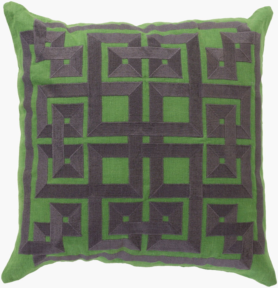 Gramercy Accent Pillow, Decorative Pillow by Surya, 18" length x 18" width