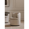 Dane Swivel Dining Chair Oatmeal, by Moe's Home, 25.6" width x 31.9" height x 25.6" depth thumbnail 8