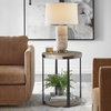 Palisade Natural Round Side Table, Side & End Table by Uttermost, 19" width x 24" height x 19" depth thumbnail 4