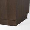 Swanson Dark Brown Wooden Scalloped Sideboard, Sideboards & Buffet by Mercana, 72" length x 19" width x 32" height thumbnail 13