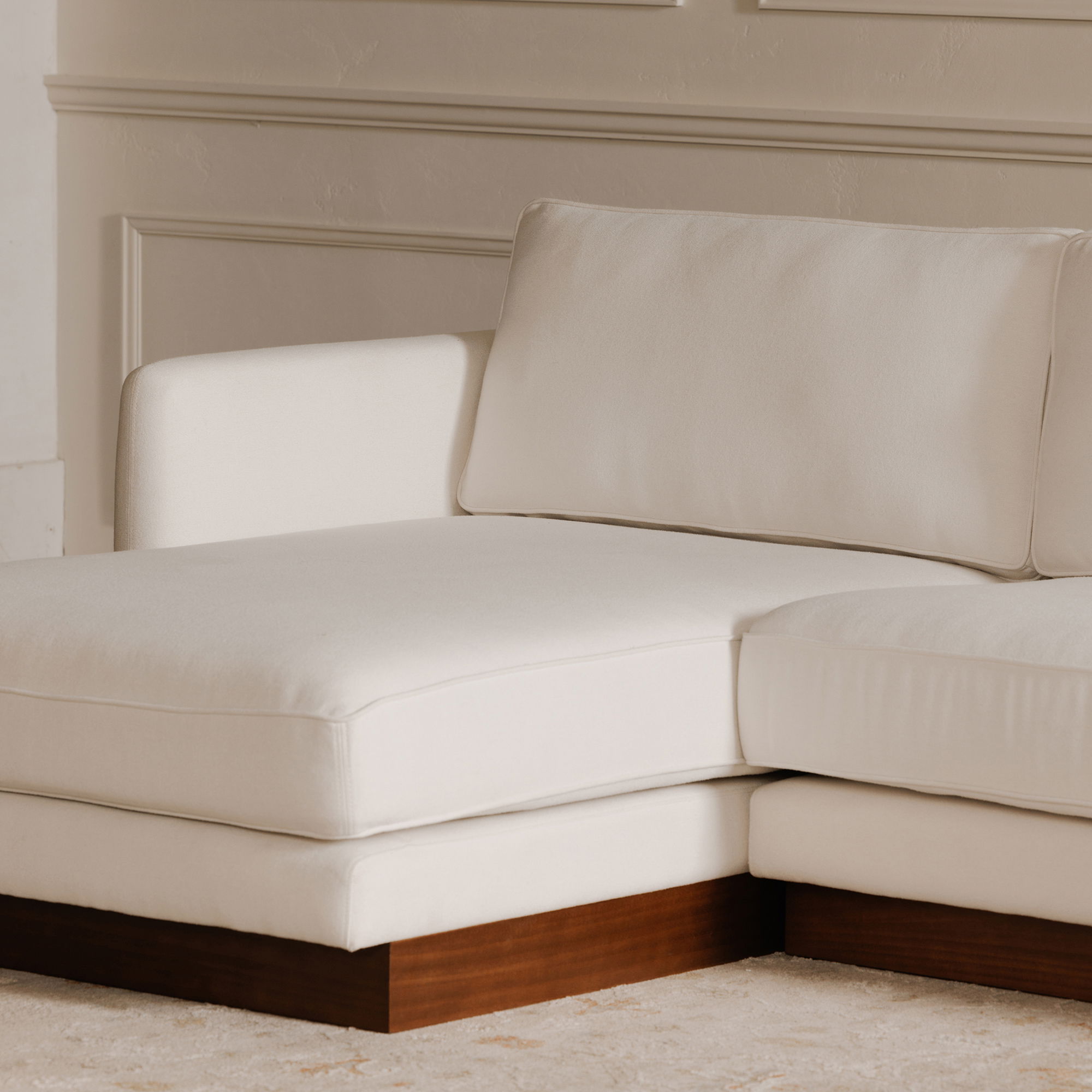 Vernon Right Sectional White large image 
