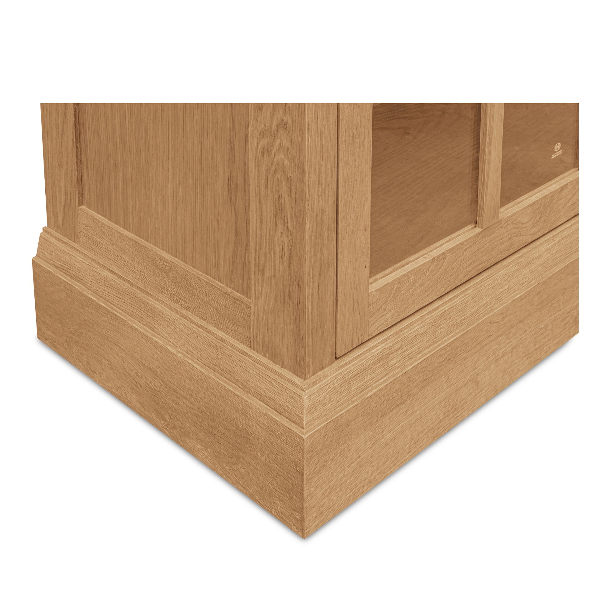 Raymond Tall Cabinet Natural, Cabinets & Sideboard by Moe's Home, 48" width x 83" height x 21" depth View 6