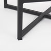 Frodo Backless 26.4in Seat Counter Stool | Gray Fabric with Black Iron, Counter & Bar Stool by Mercana, 16.54" length x 16.54" width x 26.38" height thumbnail 10