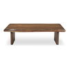 Lila Coffee Table Brown, by Moe's Home, 55" width x 16" height x 30" depth thumbnail 1