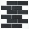 Charcoal Seaglass Sticktile, by York Wall, 10.8" length x 10.5" width x 0.02" depth thumbnail