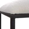 Avenham Small Black Framed Bench thumbnail 4