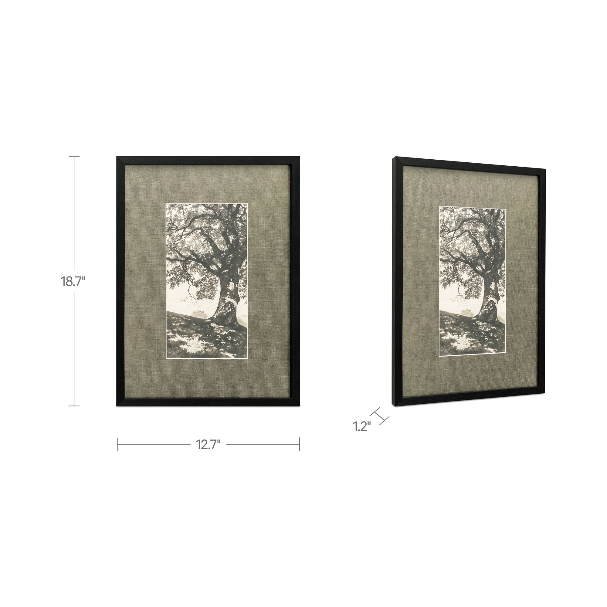 Arise Framed Print, Painting by Moe's Home, 12.75" width x 18.75" height x 1.25" depth View 5