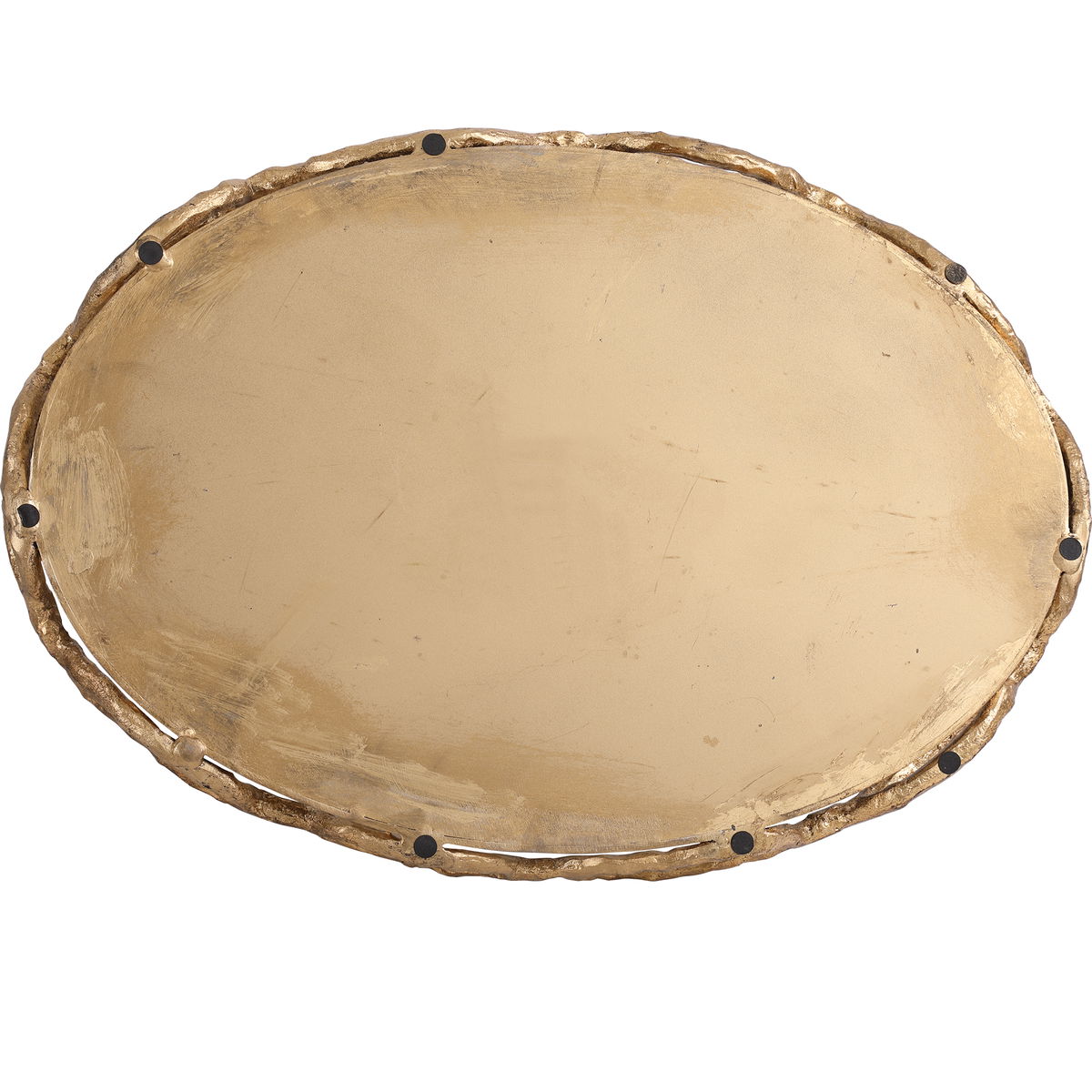 Cable Chain Mirrored Tray, Decorative Tray by Uttermost, 18.62" width x 2.37" height x 12.87" depth View 8