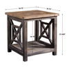 Spiro Reclaimed Wood End Table, Furniture by Uttermost, 19.75" width x 21.62" height x 19.75" depth thumbnail 3