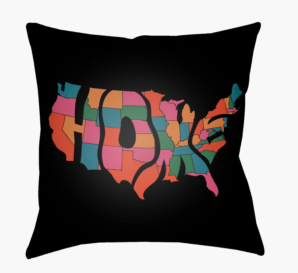 Lolita Accent Pillow, Decorative Pillow by Surya, 16" length x 16" width