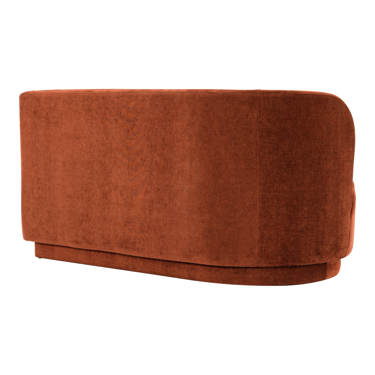 Yoon 2 Seat Sofa Left Rust, Sofas & Sectional by Moe's Home, 59.5" width x 32.25" height x 35.5" depth View 3