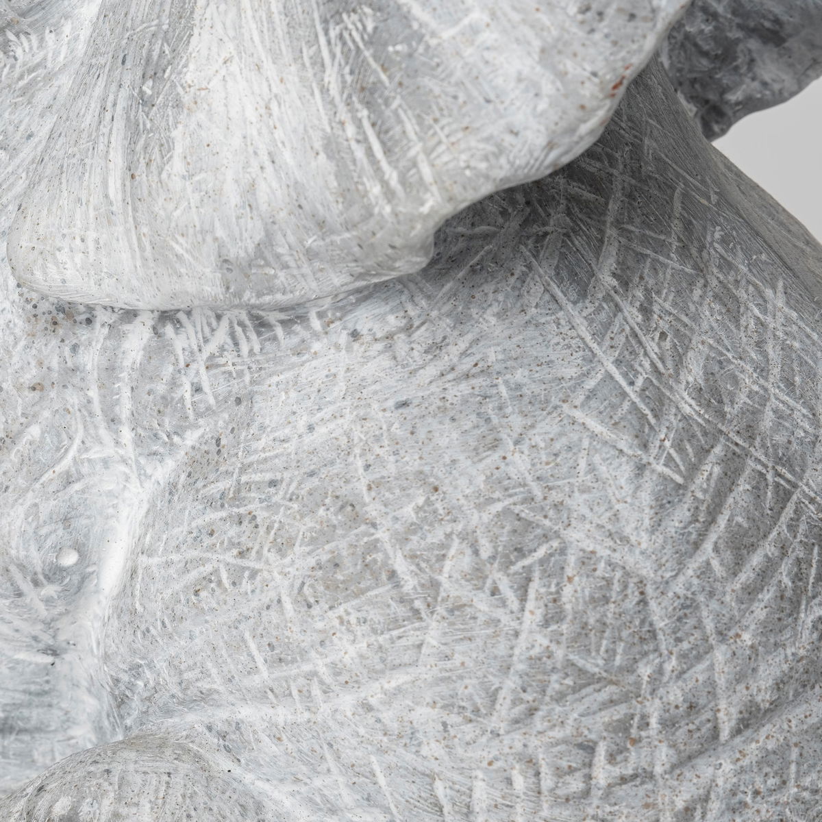 Tantor (15.9'H) Gray Resin Elephant Calf Table Lamp, by Mercana, 11.4" length x 8.5" width x 15.9" height View 8