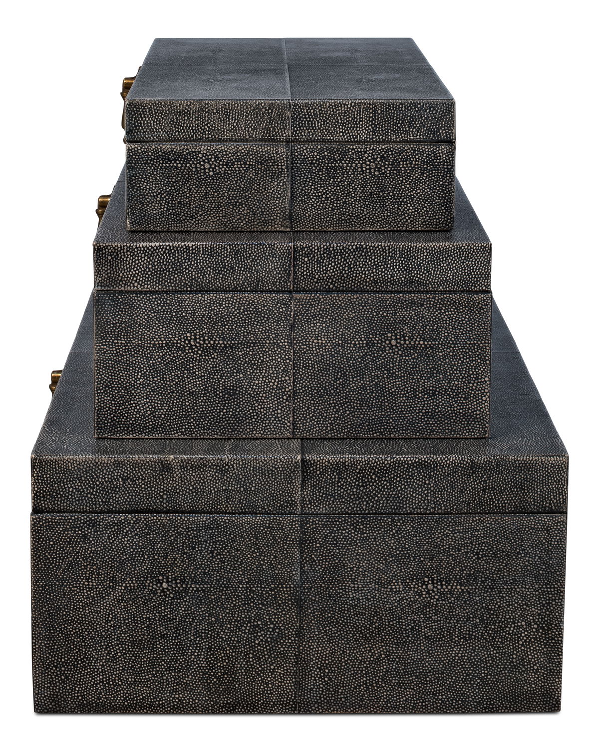 Cosmos Nesting Boxes  Set Of Three, by Sarreid, 1'4" length x 2' width x 8" height View 10