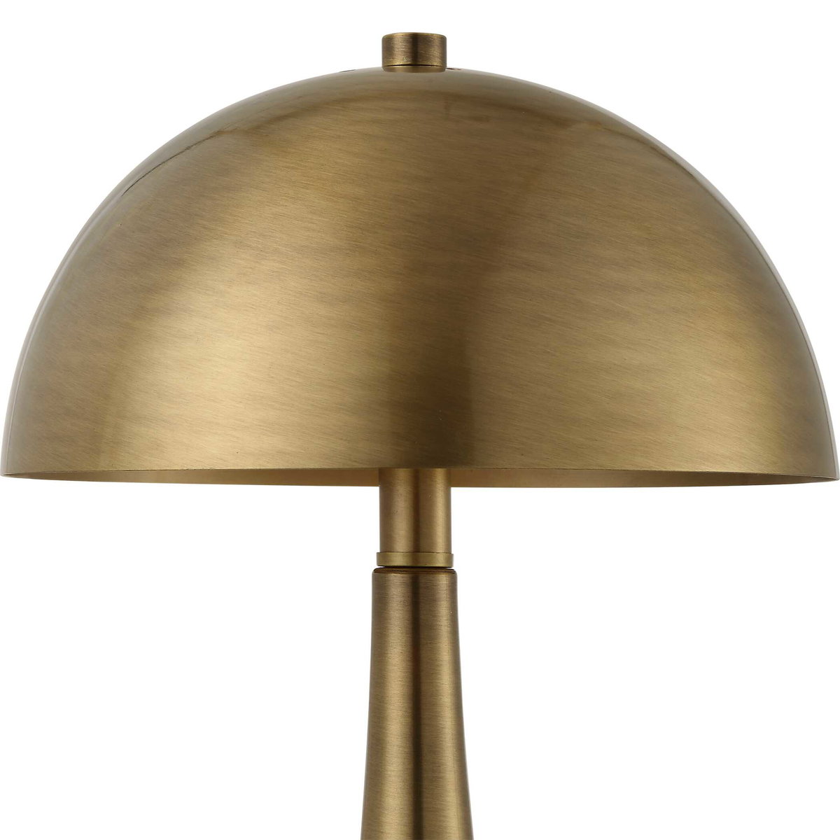 Dame Brass Table Lamp, by Uttermost, 10" width x 15.75" height x 10" depth View 6