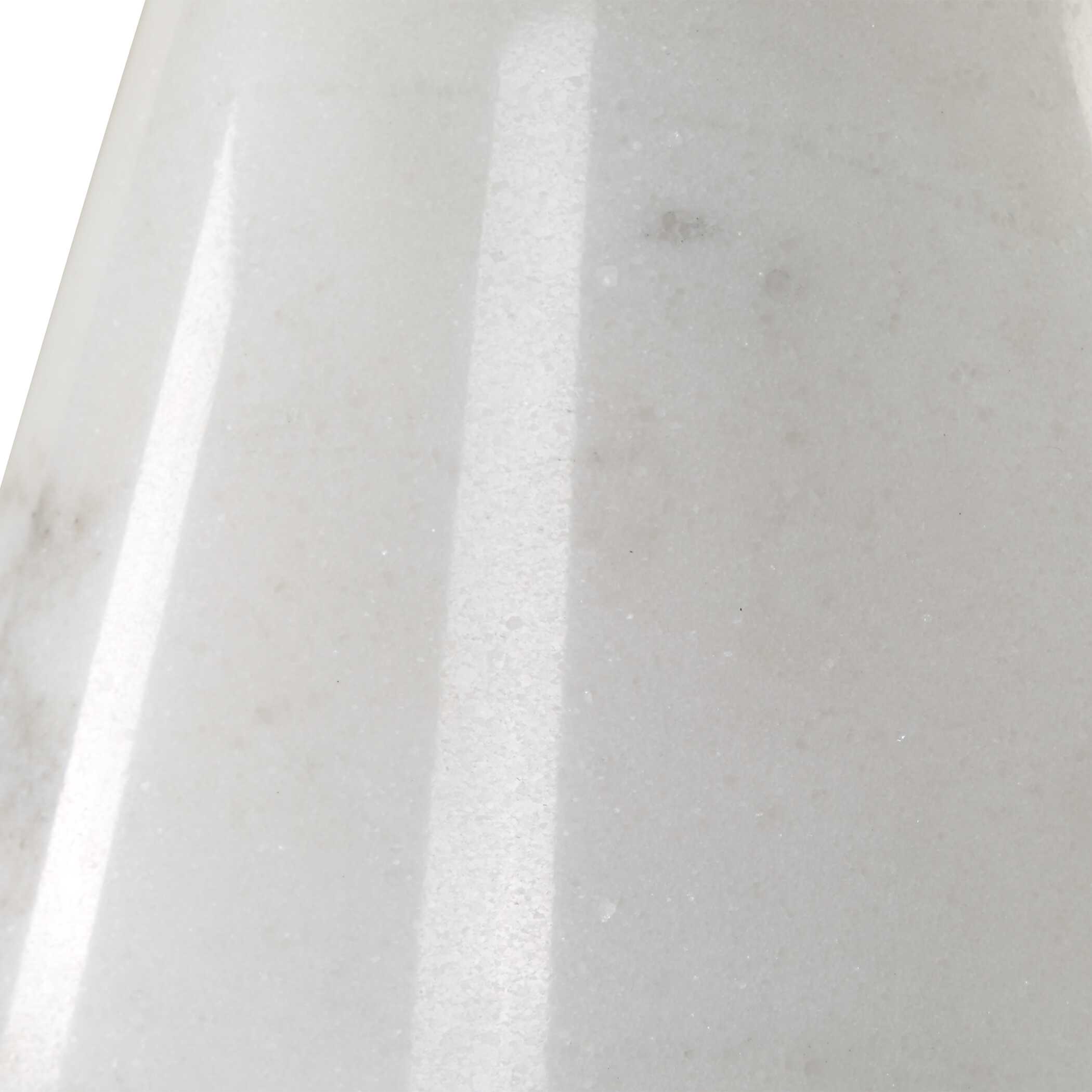 Avola White Marble Table Lamp, by Uttermost, 16" width x 32" height x 16" depth View 8