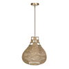 Hestia 1 Light Natural Rope Pendant, Ceiling Light by Uttermost, 16" width x 16.25" height x 16" diameter x 16" depth thumbnail 6