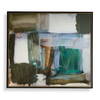 Green Fields Framed Abstract Canvas, Art by Uttermost, 54.7" width x 48.7" height x 2" depth thumbnail 1