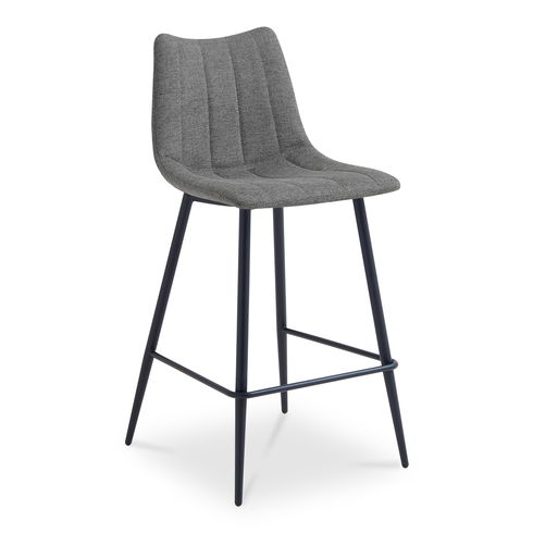 Alibi Counter Stool Dark Grey-set Of Two