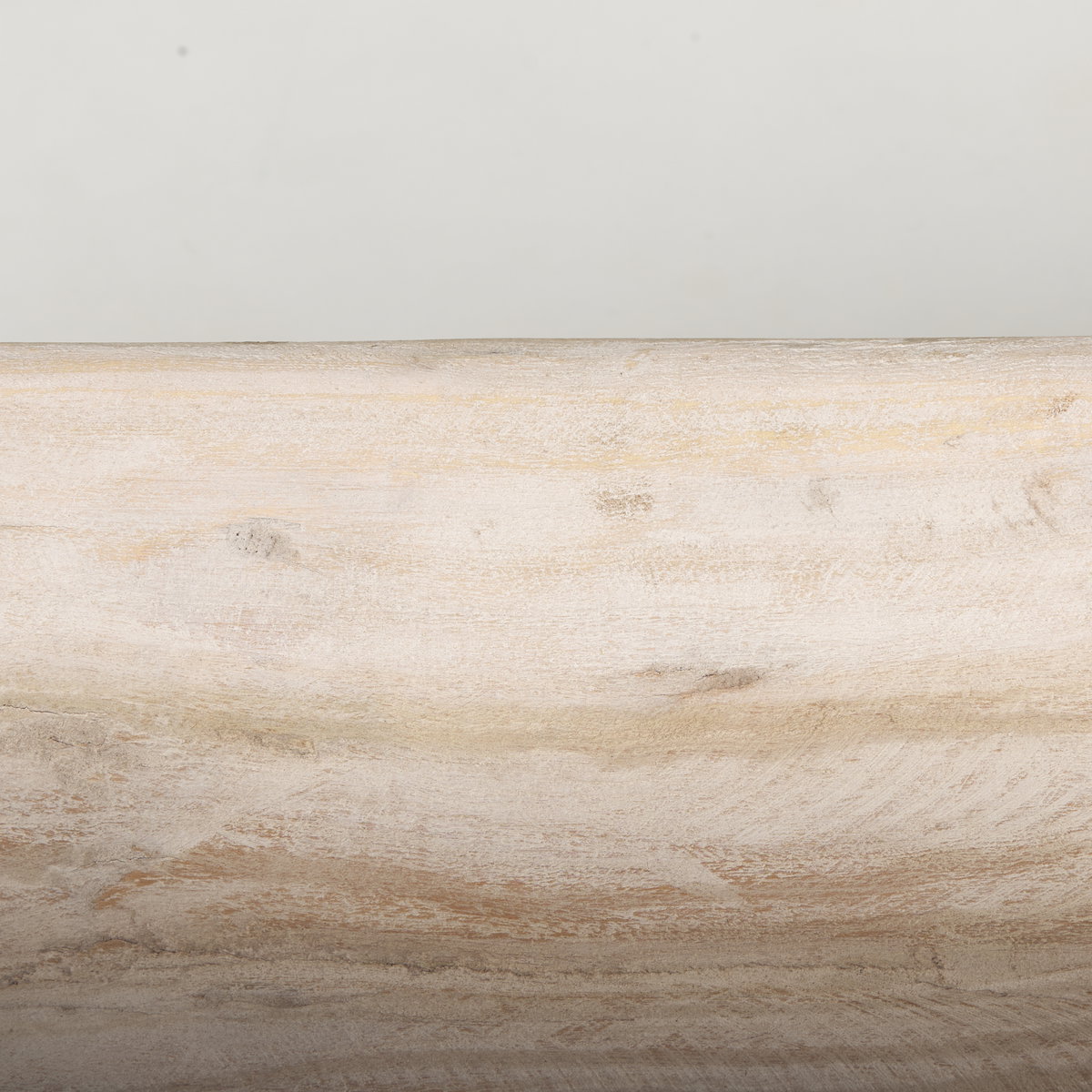 Athena Extra Large Oblong Light-Wash Reclaimed Wood Bowl, Decorative Bowl by Mercana, 26" length x 10" width x 7" height View 8