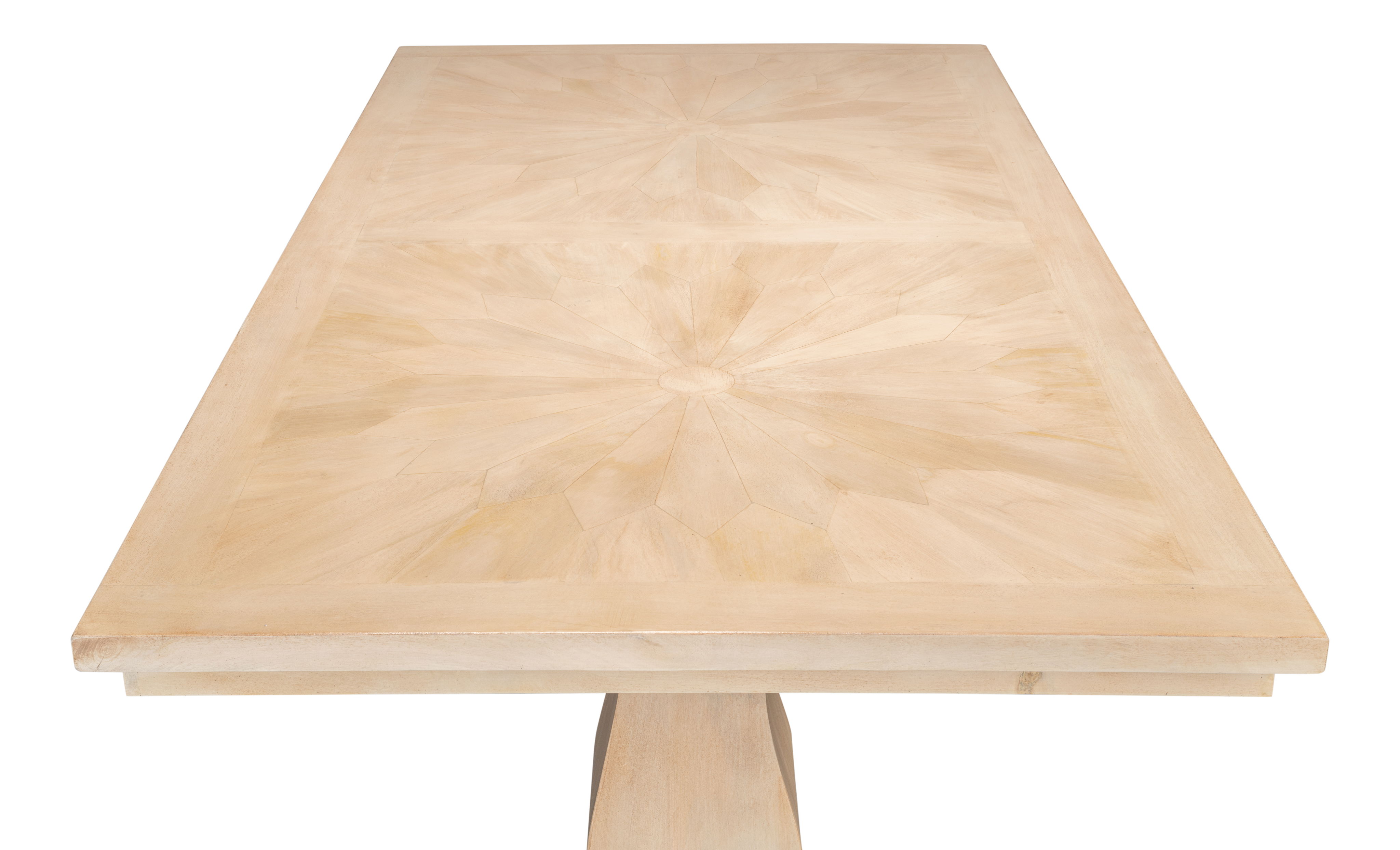 Gloria Dining Table, by Sarreid, 84" length x 42" width x 30" height View 4