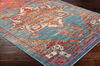 Herati Machine Woven Rug, by Surya, 1'3.75" length x 1'3.75" width thumbnail