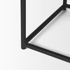 Taniel Black Leather with Black Metal Stool thumbnail 6