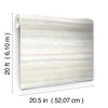 Fleeting Horizon Stripe Clay & Mint Peel & Stick Wallpaper thumbnail 3